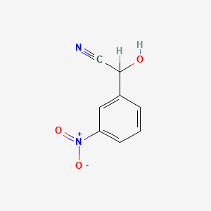 molecular formula C8H6N2O3 B7795080 2-Hydroxy-2-(3-nitrophenyl)acetonitrile CAS No. 13312-82-8