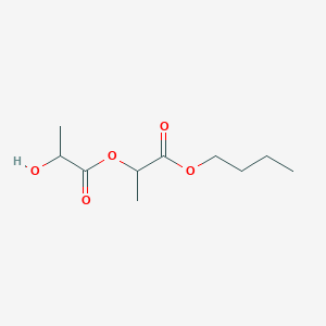 molecular formula C10H18O5 B077951 1-Butoxy-1-oxopropan-2-yl 2-hydroxypropanoate CAS No. 13544-80-4