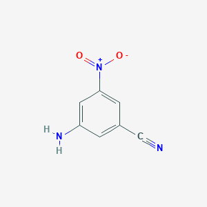 molecular formula C7H5N3O2 B077954 3-Amino-5-nitrobenzonitrile CAS No. 10406-92-5