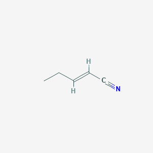 molecular formula C5H7N B077955 2-Pentenenitrile CAS No. 13284-42-9