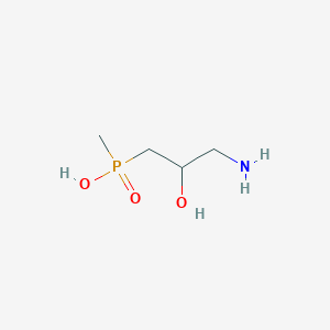 (3-Amino-2-hydroxypropyl)(methyl)phosphinic acid