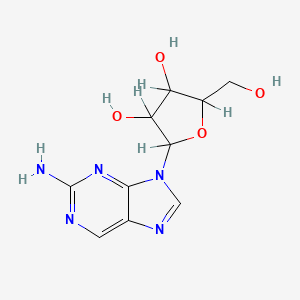 2-(2-Aminopurin-9-yl)-5-(hydroxymethyl)oxolane-3,4-diol