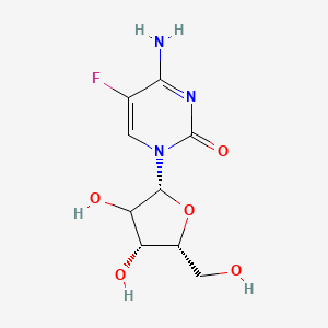 4-amino-1-[(2R,4R,5R)-3,4-dihydroxy-5-(hydroxymethyl)oxolan-2-yl]-5-fluoropyrimidin-2-one