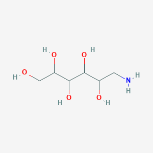 molecular formula C6H15NO5 B7796006 6-Aminohexane-1,2,3,4,5-pentol 
