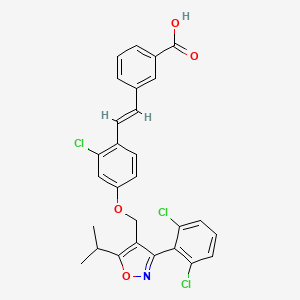 molecular formula C28H22Cl3NO4 B7796012 GW4064 CAS No. 292047-56-4