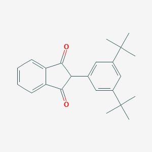 molecular formula C23H26O2 B077961 1,3-Indandione, 2-(3,5-di-tert-butylphenyl)- CAS No. 13936-01-1