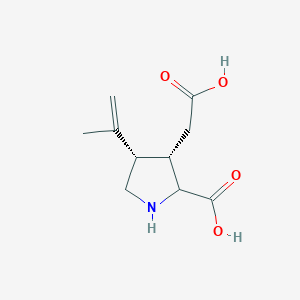 (3S,4S)-3-(carboxymethyl)-4-prop-1-en-2-ylpyrrolidine-2-carboxylic acid