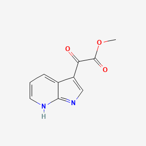 molecular formula C10H8N2O3 B7796176 methyl 2-oxo-2-(7H-pyrrolo[2,3-b]pyridin-3-yl)acetate 