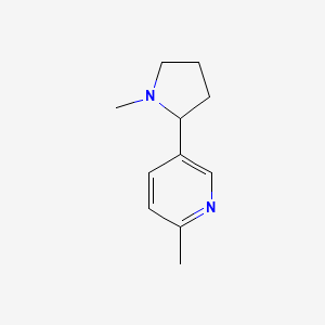 molecular formula C11H16N2 B7796217 (+/-)-6-Methylnicotine 