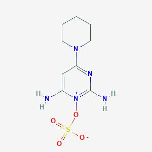 molecular formula C9H15N5O4S B7796276 Minoxidil sulfate salt 