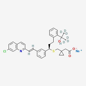molecular formula C35H35ClNNaO3S B7796279 Montelukast-d6 Sodium Salt 