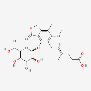 molecular formula C23H28O12 B7796284 Mycophenolic Acid beta-D-Glucuronide 