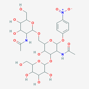 alpha-D-Galactopyranoside, 4-nitrophenyl O-2-(acetylamino)-2-deoxy-beta-D-glucopyranosyl-(1-->6)-O-[beta-D-galactopyranosyl-(1-->3)]-2-(acetylamino)-2-deoxy-