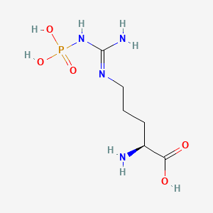 molecular formula C6H15N4O5P B7796423 Phospho-L-arginine CAS No. 49720-39-0