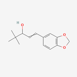 molecular formula C14H18O3 B7796518 STIRIPENTOL 