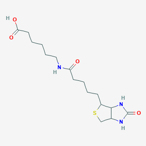 molecular formula C16H27N3O4S B7796617 N-Biotinylcaproic Acid 