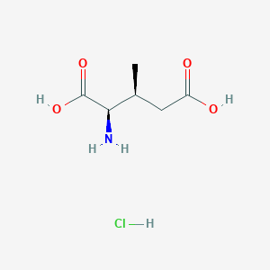 molecular formula C6H12ClNO4 B7796762 (2S,3R)-3-Methylglutamic Acid Hydrochloride Salt 