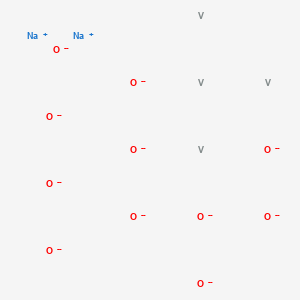 molecular formula Na2O11V4-20 B077968 Sodium tetravanadate CAS No. 12058-74-1
