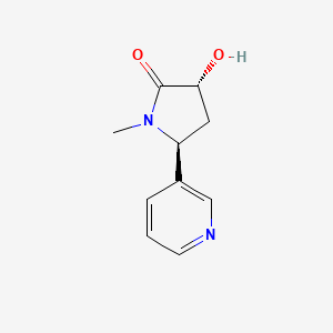 molecular formula C10H12N2O2 B7796896 Hydroxycotinine CAS No. 108450-02-8