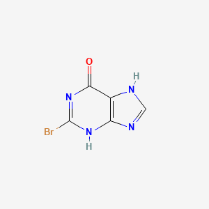 molecular formula C5H3BrN4O B7796948 2-bromo-3,7-dihydropurin-6-one 