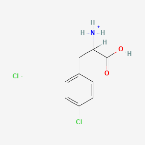 molecular formula C9H11Cl2NO2 B7796967 DL-p-Chlorophenylalanine hydrochloride CAS No. 51274-82-9