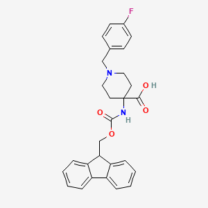4-(Fmoc-amino)-1-(4-fluorobenzyl)-4-carboxypiperidine