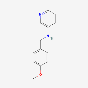 molecular formula C13H14N2O B7797168 N-[(4-methoxyphenyl)methyl]pyridin-3-amine 