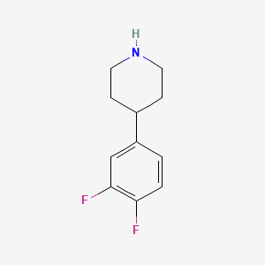 molecular formula C11H13F2N B7797174 4-(3,4-Difluorophenyl)piperidine 