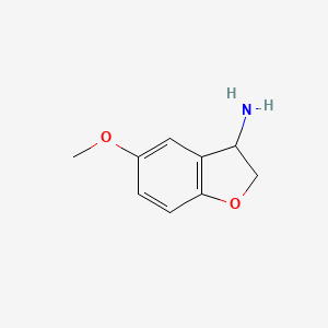 5-Methoxy-2,3-dihydrobenzofuran-3-amine
