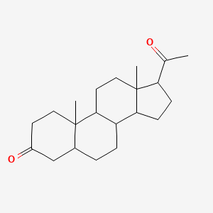 molecular formula C21H32O2 B7797214 5-BETA-PREGNANE-3,20-DIONE 