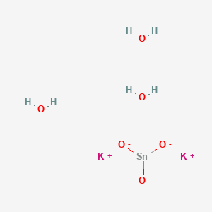 molecular formula H6K2O6Sn B077973 Potassium stannate trihydrate CAS No. 12125-03-0