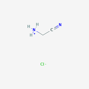 molecular formula C2H5ClN2 B7797332 Glycinonitrile, monohydrochloride 