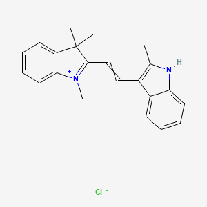 molecular formula C22H23ClN2 B7797362 C.I.Basic Orange 21 