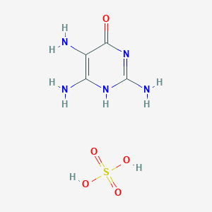molecular formula C4H9N5O5S B7797485 sulfuric acid;2,5,6-triamino-1H-pyrimidin-4-one 