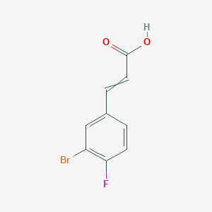2-Propenoic acid, 3-(3-bromo-4-fluorophenyl)-
