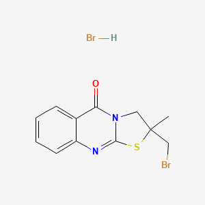 2-Bromomethyl-2-methyl-2,3-dihydro-thiazolo[2,3-b]quinazolin-5-one
