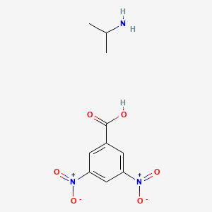 molecular formula C10H13N3O6 B7797597 Isopropylamine, 3,5-dinitro-benzoate 