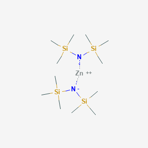 molecular formula C12H36N2Si4Zn B077976 Bis[bis(trimethylsilyl)amino] zinc CAS No. 14760-26-0