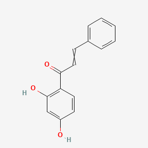 molecular formula C15H12O3 B7797603 1-(2,4-Dihydroxyphenyl)-3-phenylprop-2-en-1-one 