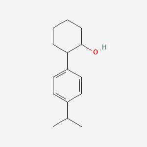 molecular formula C15H22O B7797605 2-[4-(Propan-2-yl)phenyl]cyclohexan-1-ol 