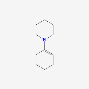 molecular formula C11H19N B7797646 1-(Cyclohex-1-en-1-yl)piperidine CAS No. 56361-81-0
