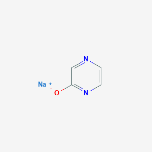 molecular formula C4H3N2NaO B7797690 sodium;pyrazin-2-olate 