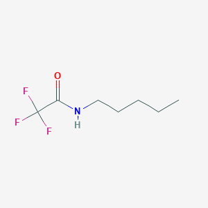 molecular formula C7H12F3NO B077977 2,2,2-Trifluoro-n-pentylacetamide CAS No. 14618-15-6