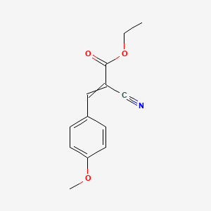 2-Propenoic acid, 2-cyano-3-(4-methoxyphenyl)-, ethyl ester
