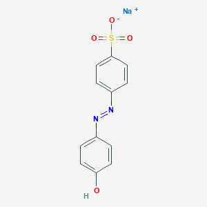 molecular formula C12H9N2NaO4S B7797784 sodium;4-[(4-hydroxyphenyl)diazenyl]benzenesulfonate 