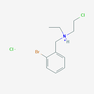 BENZYLAMINE, o-BROMO-N-(2-CHLOROETHYL)-N-ETHYL-, HYDROCHLORIDE