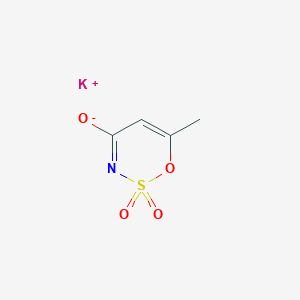 molecular formula C4H4KNO4S B7797891 potassium;6-methyl-2,2-dioxooxathiazin-4-olate 
