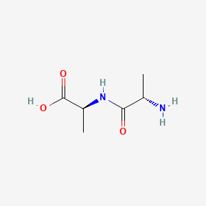 molecular formula C6H12N2O3 B7797970 L-丙氨酰-L-丙氨酸 CAS No. 1644661-10-8