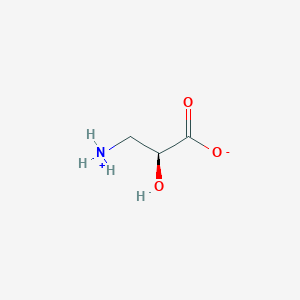 (2S)-3-azaniumyl-2-hydroxypropanoate