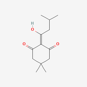 molecular formula C13H20O3 B7798020 2-(1-Hydroxy-3-methylbutylidene)-5,5-dimethylcyclohexane-1,3-dione 